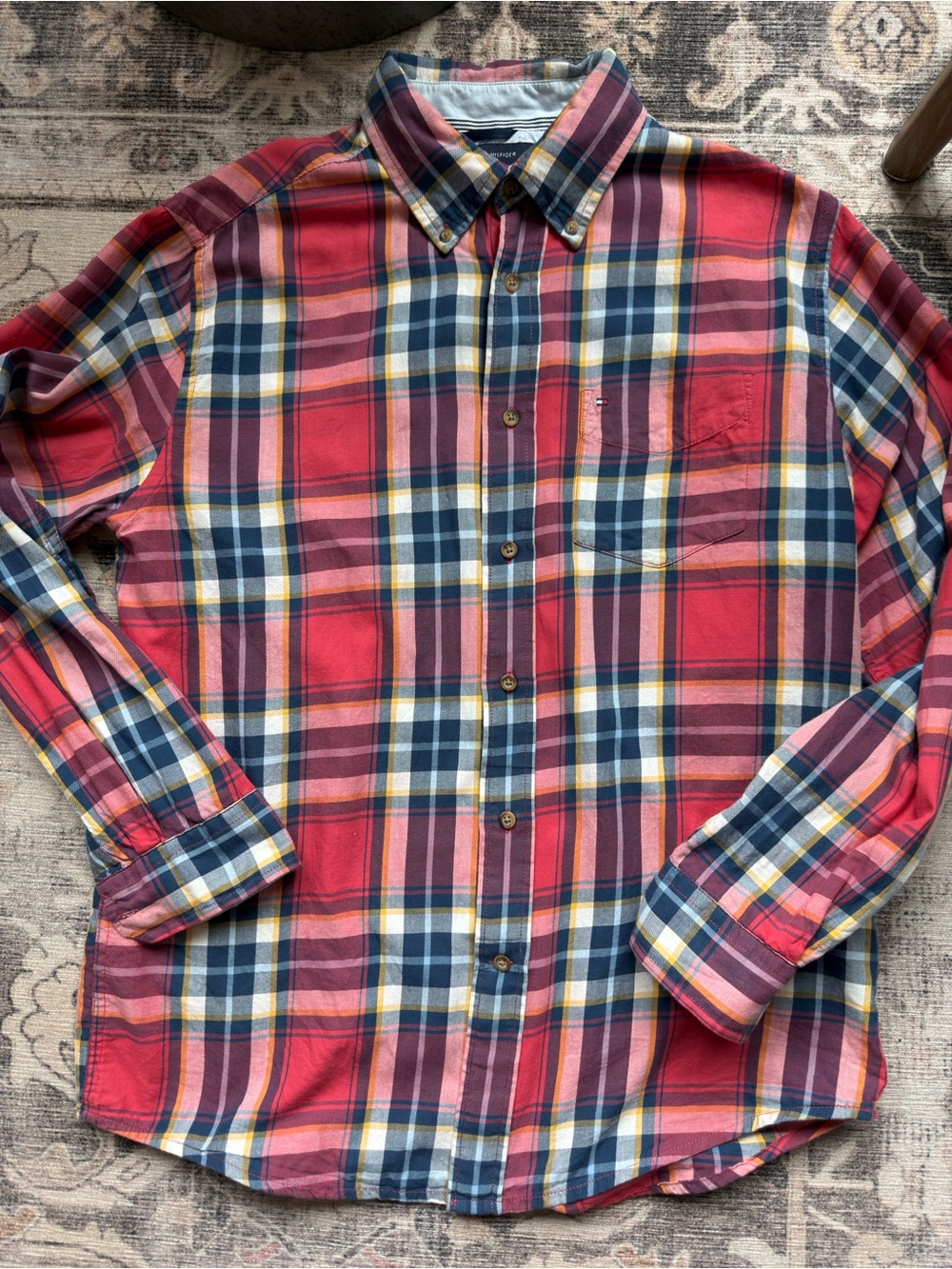 Tommy Hilfiger Plaid Button-Down Shirt
